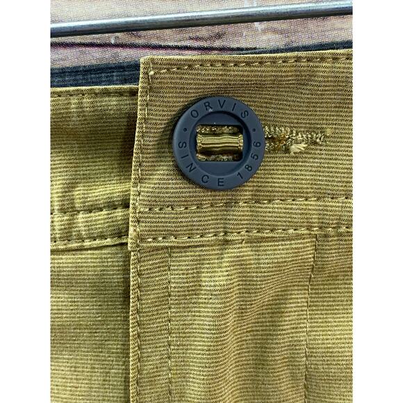 Orvis Khaki Shorts Size 36 Stretch Blend Casual Outdoor Wear - Picture 4 of 6